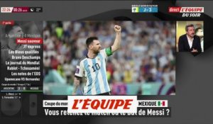 Messi, buteur et homme du match - CM 2022 - ARG