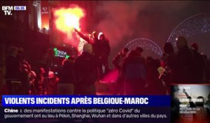Bruxelles: de violents incidents après la défaite de la Belgique contre le Maroc