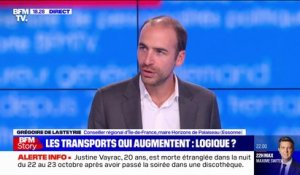 Grégoire de Lasteyrie: "La RATP n'est pas en mesure de fournir l'offre et le niveau de services qu'Île-de-France Mobilités demande"