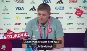 Serbie - Stojkovic annonce que Vlahovic est prêt physiquement pour la Suisse
