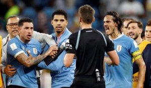 Coupe du Monde 2022 : Le pétage de plomb de l'Uruguay envers l'arbitre !