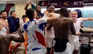 Coupe du monde 2022 : l’explosion de joie des Bleus après leur victoire face à la Pologne