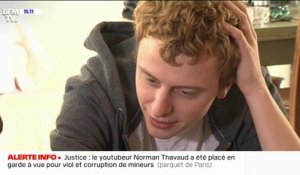 Le youtubeur Norman Thavaud placé en garde à vue pour viol et corruption de mineurs