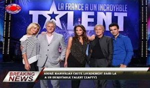 André Manoukian chute lourdement dans La  a un incroyable talent (ZAPTV)