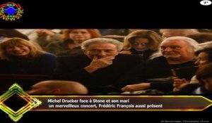 Michel Drucker face à Stone et son mari  un merveilleux concert, Frédéric François aussi présent