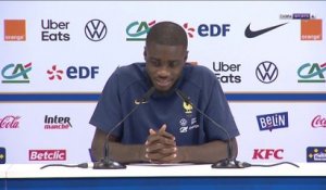 Dayot Upamecano : "Je suis content de jouer avec Rafa, Ibou, Benji parce que c'est des joueurs qui apportent beaucoup à une équipe !"