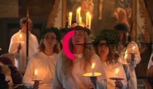 Suède : célébration de la traditionnelle Sainte-Lucie