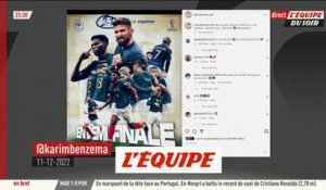 Benzema apporte son soutien aux Bleus - Foot - CM 2022