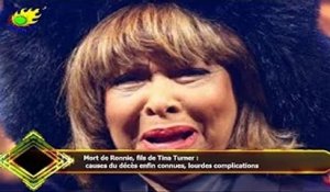 Mort de Ronnie, fils de Tina Turner :  causes du décès enfin connues, lourdes complications