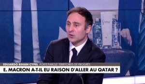 Eduardo Rihan Cypel : «Emmanuel Macron est tout à fait dans son rôle» au Qatar