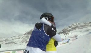 Chloé Trespeuch remporte sa première manche de la saison, devant Manon Petit-Lenoir - Snowboard - CdM
