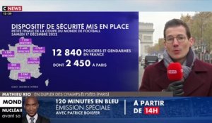 Coupe du Monde : Important dispositif de sécurité à Paris pour le match France-Argentine