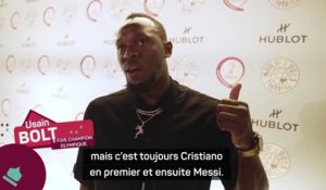 Qatar 2022 - Bolt : "C'est toujours Cristiano en premier et ensuite Messi"