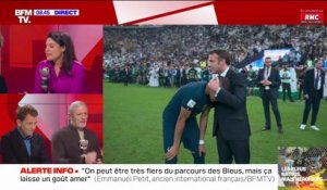 Emmanuel Petit: "J'ai cru qu'il était sélectionneur" à propos de l'attitude d'Emmanuel Macron après la finale