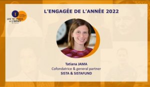 Trophées de l’Impact 2022: Tatiana Jama (Sista & Sistafund) remporte le prix de l’engagée de l’année
