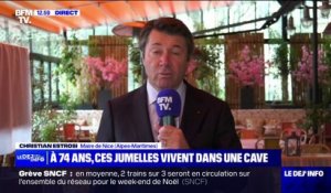 La situation des sœurs jumelles vivant dans une cave "attriste" Christian Estrosi