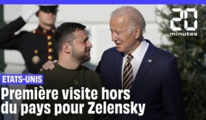 Guerre en Ukraine : Zelensky reçu par les Etats-Unis pour son premier voyage hors d'Ukraine