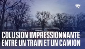 Un train fonce à pleine vitesse sur un poids lourd dans le Tennessee aux États-Unis