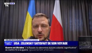 Ukraine: Zelensky affirme revenir de sa visite à Washington avec "des bons résultats"