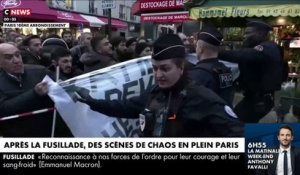 Fusillade à Paris - Regardez le moment précis où la manifestation a dégénéré, hier en fin d'après-midi, provoquant des affrontements avec les forces de l'ordre