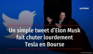 Un simple tweet d’Elon Musk fait chuter lourdement Tesla en Bourse