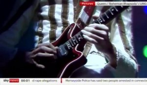 Brian May, guitariste du groupe de rock Queen, fait partie des quelque 1 000 personnalités à avoir été distinguées par le roi Charles III - VIDEO