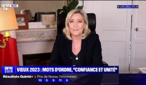 "2023 ne doit pas nous faire peur": les vœux de Marine Le Pen pour la nouvelle année