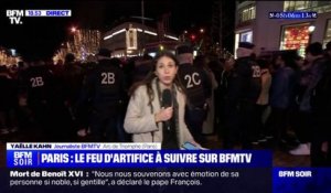 Feu d'artifice du Nouvel An: un important dispositif de sécurité mobilisé sur les Champs-Élysées