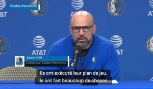 Kidd : "Nous venons de perdre contre la meilleure équipe de la ligue"