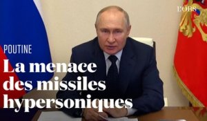 Poutine met en scène le départ d'un navire de guerre équipé de missiles hypersoniques