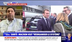 Djillali Annane, chef de la réanimation à l'hôpital Raymond-Poincaré de Garches, sur les annonces d'Emmanuel Macron: "On a des messages qui me parlent en tant que soignant"