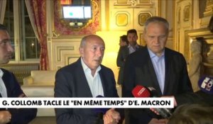 Gérard Collomb tacle le «en même temps» d'Emmanuel Macron
