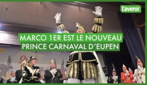Marco 1er est le nouveau prince carnaval d'Eupen