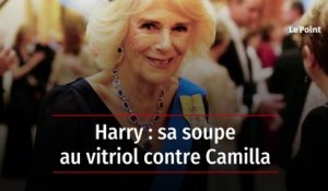 Harry : sa soupe au vitriol contre Camilla
