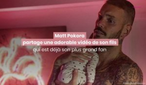 Matt Pokora partage une adorable vidéo de son fils qui est déjà son plus grand fan