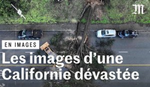 Les images d'une série de tempêtes meurtrières en Californie