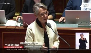 Réforme des retraites : Élisabeth Borne défend «un projet porteur de progrès social» devant le Sénat