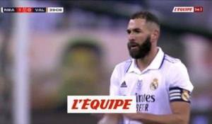 Le penalty réussi de Benzema en SuperCoupe - Foot - ESP