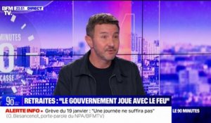 "Je me bats pour le droit à la retraite des vivants" affirme Olivier Besancenot sur la grève du 19 janvier