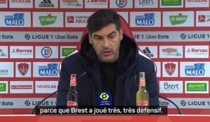 18e j. - Fonseca : "Un match très difficile parce que Brest a joué très défensif"