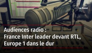Audiences radio : France Inter leader devant RTL, Europe 1 dans le dur