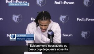 Grizzlies - Ja Morant : "Notre saison ? Je nous donnerais un B+"