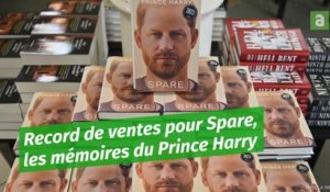 Les mémoires du prince Harry se vendent à 1,4 million d'exemplaires en 24 heures