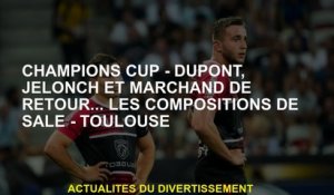 Champions Cup - Dupont, Jelonch and Return Merchant ... Les compositions de la vente - Toulouse