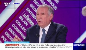 François Bayrou, président du Modem, sur les OQTF: "'Est-ce qu'il est légitime de ne pas renvoyer des gens car leur pays est dans un désordre absolu?' On a le droit de se poser la question"