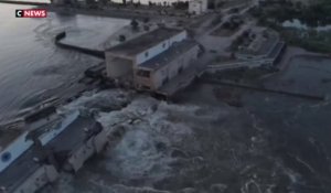 Ukraine : le barrage de Kakhovka partiellement détruit