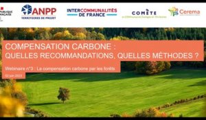 Webinaires CEREMA N°3 : Compensation carbone : La compensation carbone par les forêts ?  – 2 juin 2023 | CGDD