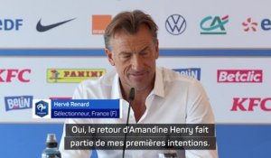 Bleues - Renard : "Le retour de Henry fait partie de mes premières intentions"