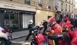 Retraites - Regardez les images révoltantes de pompiers visés par des jets de projectiles hier lors de la manifestation à Paris - VIDEO