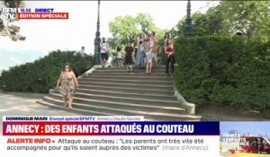 Annecy: la sidération des passants dans le square après l'attaque au couteau